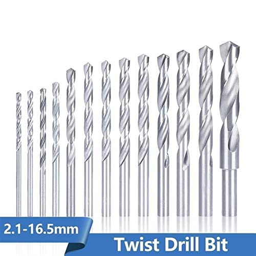 Twist burgija 4241 metalna burgija za alat za popravku navoja bušenje 2,1-16,5 mm metalna rupa 5 kom