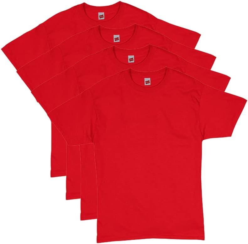 Hanes Essentials Muška majica Majica, Muške majice kratkih rukava, Crewneck Pamučne majice za muškarce,