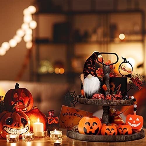 14 kom Halloween Relied Dekor za ukrašavanje ladice Halloween Farmhouse Dekor, uključujući Halloween