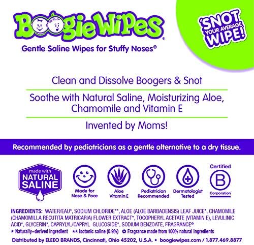 Boogie Baby vlažne maramice za lice, ruku, tijelo i nos, napravljene od vitamina E, Aloe ,kamilice i
