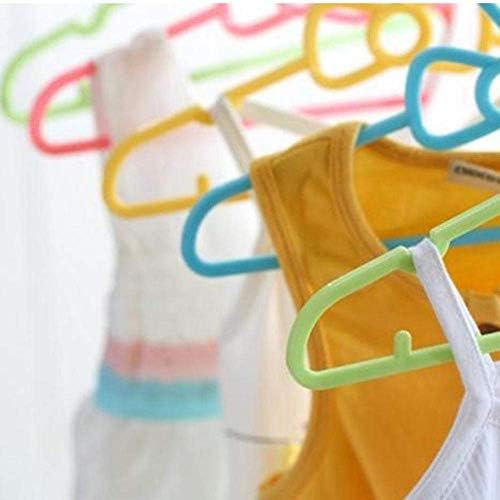 Tyuxinsd Odjeća za odjeću 10pcs set Dječji vješalica za dječje vješalice za djecu nasumična boja