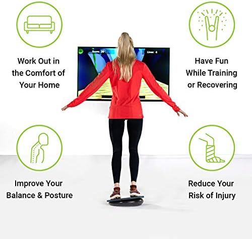 BoBo Core Trainer Balance Board, cijela porodica fitnes uređaj sa besplatno povezan igre & vježbe App.