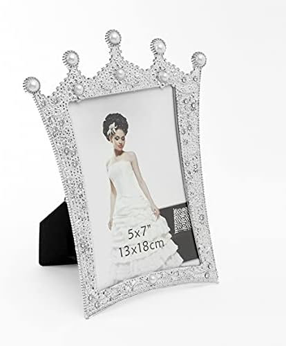 Muellery Pearl Slika fotografija okvira sa kraljevskim krunama Kristalno dekor vjenčanje valentine 5x7 tpc88088