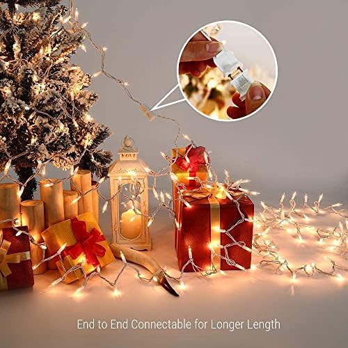 PhilzOps 69.6 ft 300 Count Božić svjetla + 82ft 200 LED Cool White & amp; višebojni Božić svjetla, Spojiva