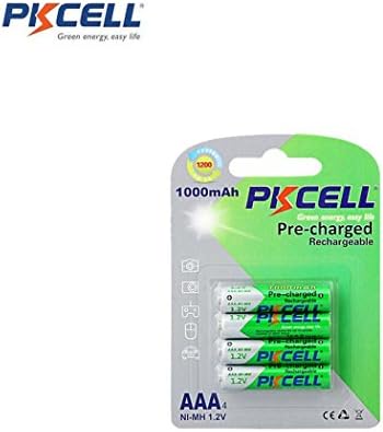 PKCELL 8PC 1.2V AAA NiMH 1000mAh baterija, NiMH AAA Prekasivna punjiva baterija
