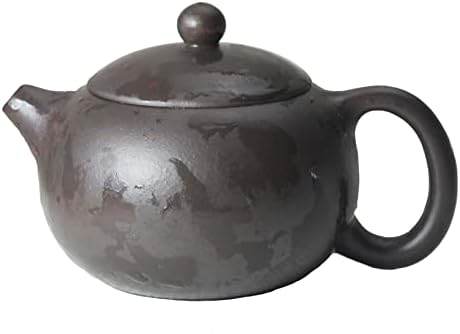 Kineski Yixing Clay čajnik 6.7oz Ručno rađeni Xishi Zisha Tea lonac crni zlatni pijesak sferni