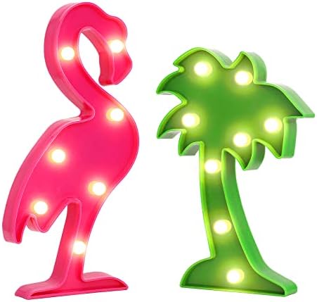 Acelist Tropical Luau Party pribor Flamingos Palm Drveće znakova za havajske tematske dekoracije za zabavu