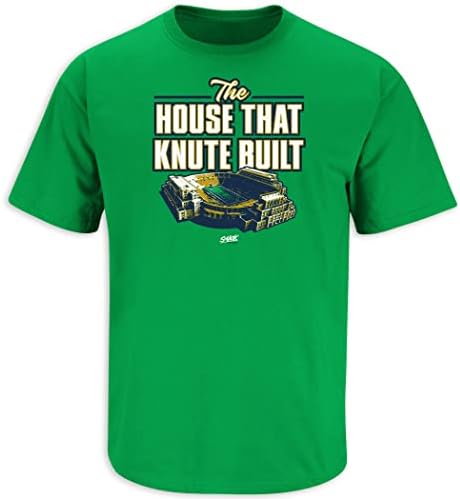 The House That Knute Built T-Shirt for Notre Dame College Fans