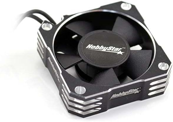 HobbyStar Turbo-Ventilator Esc motor Fan 35x35mm 35mm Heatsink 8.5 v crna & srebro