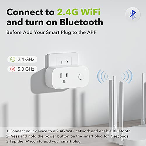 BN-Link Smart Wi-Fi utičnica kompatibilan sa Alexa, Echo & Google Home, daljinsko upravljanje,