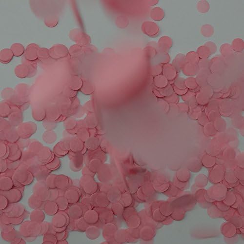 Confetti krugovi 1/2 boja svijetlo ružičaste boje