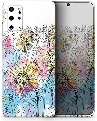 Dizajn Skinz Šareni akvarel cvjetni zaštitni vinilni naljepnica zamotavanje kože Kompatibilan je sa Samsung