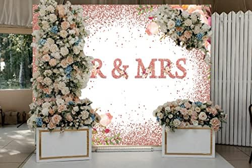 Mr & amp; Mrs angažman pozadina svadbeni tuš angažovan ceremonija svadbena zabava Mlada da bude