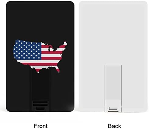 Amerika Karta Karta Kreditna kartica USB Flash Diskovi Personalizirani memorijski štap Key Corporate pokloni