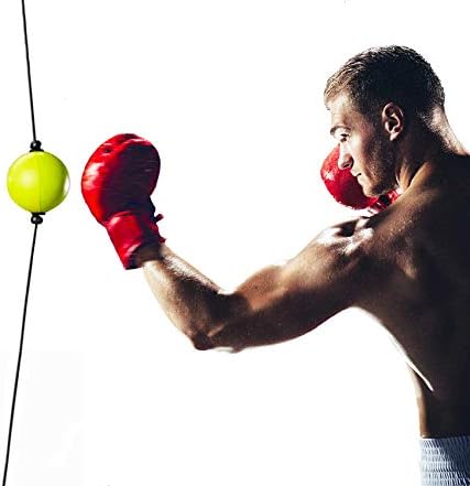 Boxing Reflex lopta za koordinaciju ruku, bokserska oprema za trening kod kuće, dvostruko završna lopta,