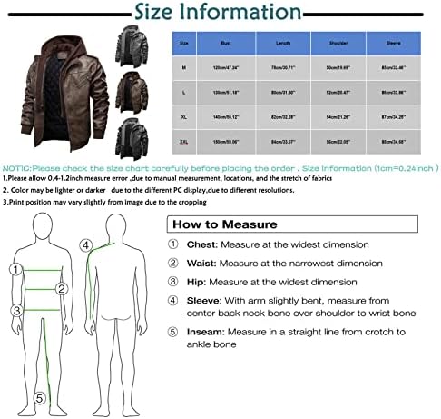 ADSDQ muške jakne jakne, trendi kaputi s dugim rukavima Muški park prevelizirani zimski jaknu