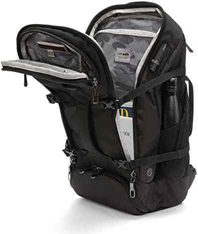 Pacsafe Venturesafe EXP35 putni ruksak protiv krađe, Crni