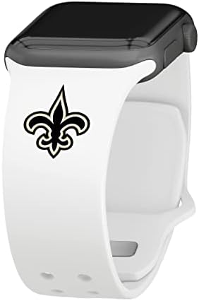 Vrijeme igre New Orleans Saints Silicone Sport Watch Band kompatibilan sa Apple Watch-om
