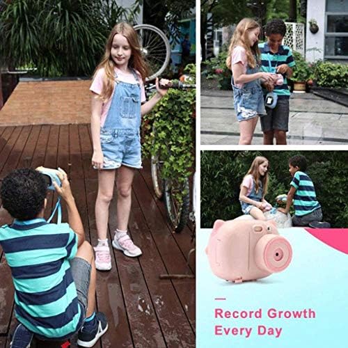 LKYBOA Pink dječija kamera-dječije digitalne kamere akciona kamera za malu djecu Video snimač punjiva kamera za