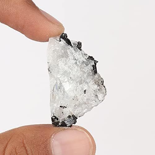 Gemhub gruba labava bijela Rainbow Kalcit draguljastih kamena 78,45 karat certificirani čakrilični kristali,