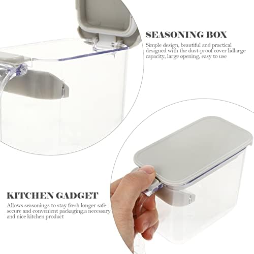 Kuhinjska kuhinja Kuhinja Skladište kuhinje Prozirna začinska kutija Jar plastični spremište za pohranu