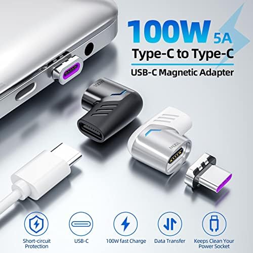 BoxWave Adapter kompatibilan sa LG Tone Free UVnano FN6-MagnetoSnap PD ugaonim adapterom, magnetnim