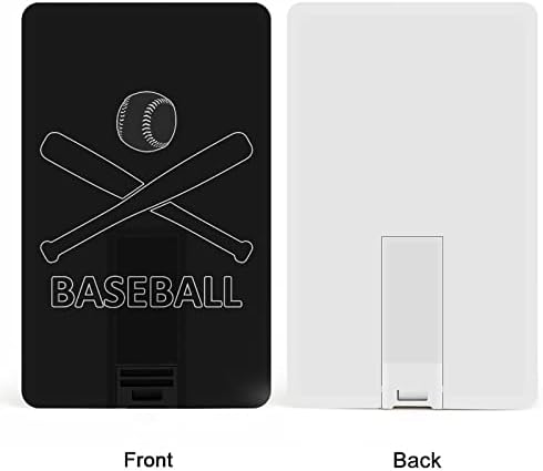 Baseball Credit Bank kartica USB Flash diskovi Prijenosni memorijski stick tipka za pohranu 32g