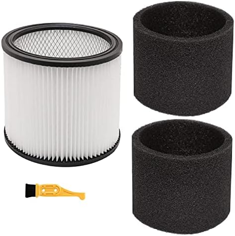 Zamenski deo filtera kertridža sa poklopcem, kompatibilan sa filterom za pjenu Shop-Vac 90304,90350,90333