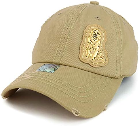 Trendy Prodavnica Odjeće Zlatni Retriver Visokofrekventna Patch Pohabana Bejzbol Kapa