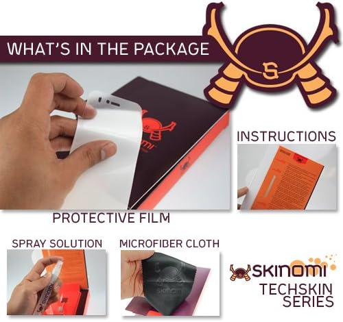Skinomi zaštitnik ekrana kompatibilan sa LG Optimus L9 Clear TechSkin TPU HD filmom protiv mjehurića