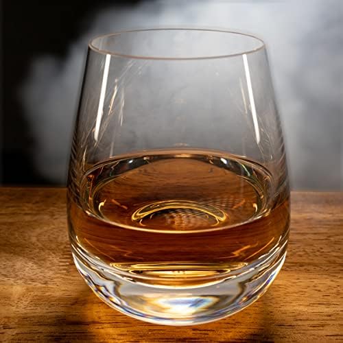 Snute Old Fashioned Crystal Whiskey Glass-Bourbon Glass Scotch Glass Lowball Tumbler Heavy Base Rock naočare za