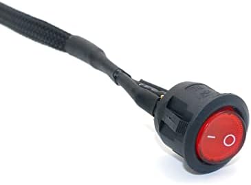 24-pinski ATX crveni LED preklopnik kabela za prekidač za 4p Starter kabel test 19.6in