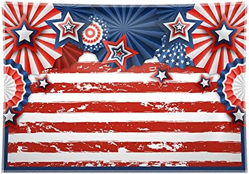 10x8ft američka zastava 4. jula pozadina SAD Retro drveni pod Patriotski Dan nezavisnosti