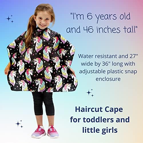Kids Hair Cutting Cape-Unicorn Frizerski Salon Cape za profesionalnu ili kućnu frizuru, djevojke