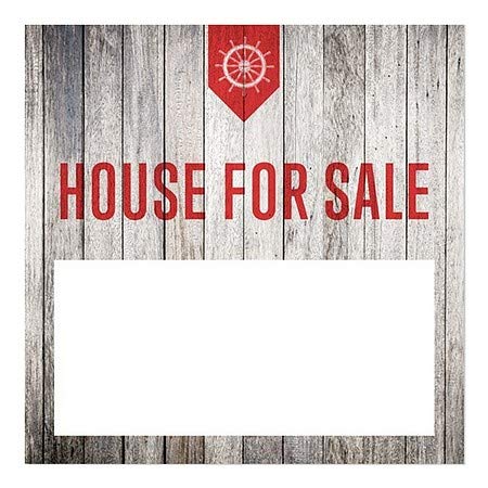 CGsignLab | Kuća na prodaju -Natično drvo Prozor Cling | 12 x12