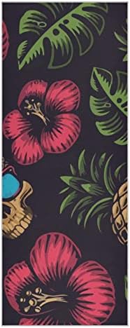 Austenstern joga pokrivač Hawaii-ananas-lubanja-cvjetna joga ručnik joga ručnik