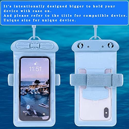 Puccy Case Cover, kompatibilan sa HONDEX HE-601GP, 5 Fish Finder vodootporna torbica suha torba plava