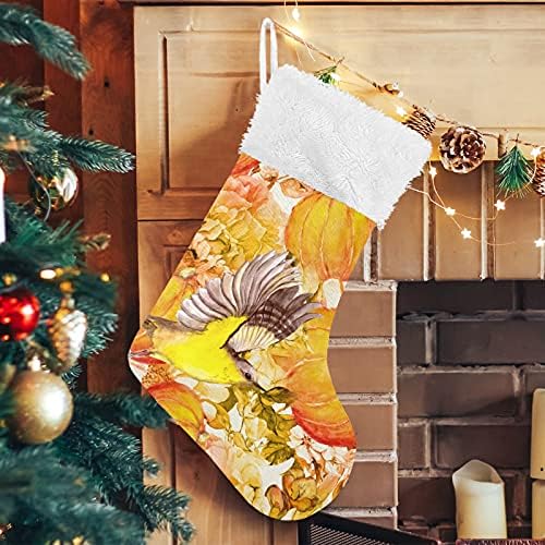 Fund Yandsviving Pilmkins Cvijeće Božićne čarape Velike Xmas Čarape za kamin Božićno stablo Dnevni