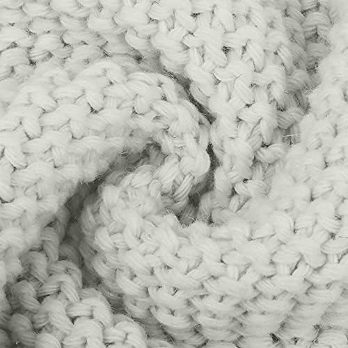 Prdecexlu puni rukav povremeni prevelizirani džemper Womans Workout Festival Tanki mock izrez meki pulover