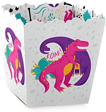 Roar Dinosaur - Party Mini favorit kutije - Dino Mite T-Rex Baby tuš ili rođendanska zabava Tretirajte bombone