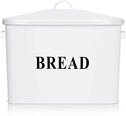 E-far kutija za hleb, metalna kutija za hleb sa poklopcem za kuhinjsku radnu ploču, veliki držač kante za hleb