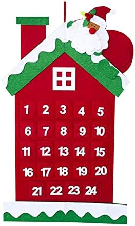 AWEAR Božić Advent Kalendar Božić odbrojavanje 24 dan kalendar privjesak božićno drvo ukrasi kalendar
