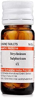 Nwil Dr Willmar Schwabe India Strychninum Sulphuricum TRITURATION TRITURATION 6X