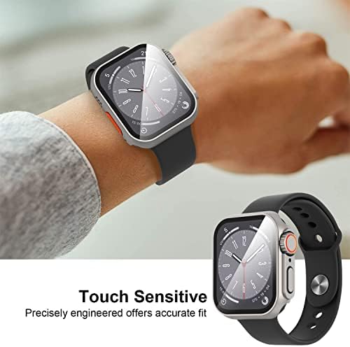 Suoman za Apple Watch CASE za zaštitu od 40 mm, [izgleda kao ultra zaštitnika] Kaljev staklo