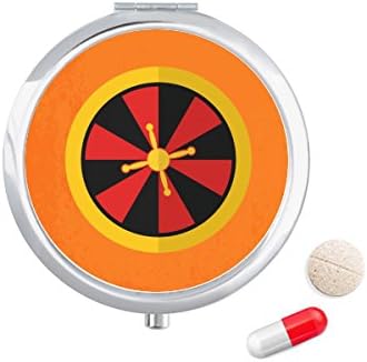 Kazino Gramofon Element Ilustracija Pilula Džepna Kutija Za Skladištenje Lijekova Kontejner Za