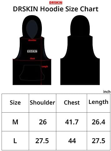 DRSKIN 2 ili 1 paket muški rezervoar s kapuljačom bodybuilding mišić odsječene majice sa kapuljačom