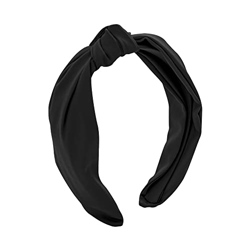 Crne trake za glavu pletena traka za glavu za žene twist Knot Headbands gornji čvor traka za glavu