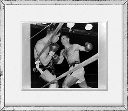 Beskonačne fotografije fotografija: pet hiljada posto bolje, Roland LaStarza, Rocky Marciano, Boks, NY, 1953