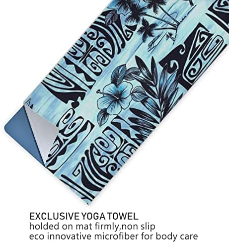 Pokrivač sa Augenstern joga Havajski-Hibiscus-Blue-Cvjetni joga ručnik joga ručnik