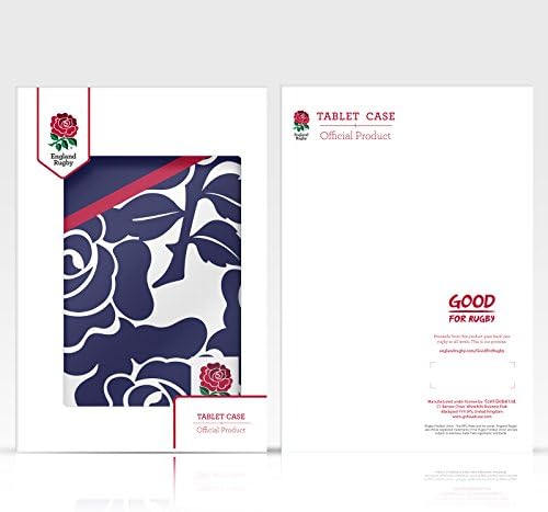 Dizajni za glavu Službeno licencirani Engleska Rugby Union Home Kit /17 Poklopac kućišta kože Covet Book Kompatibilan